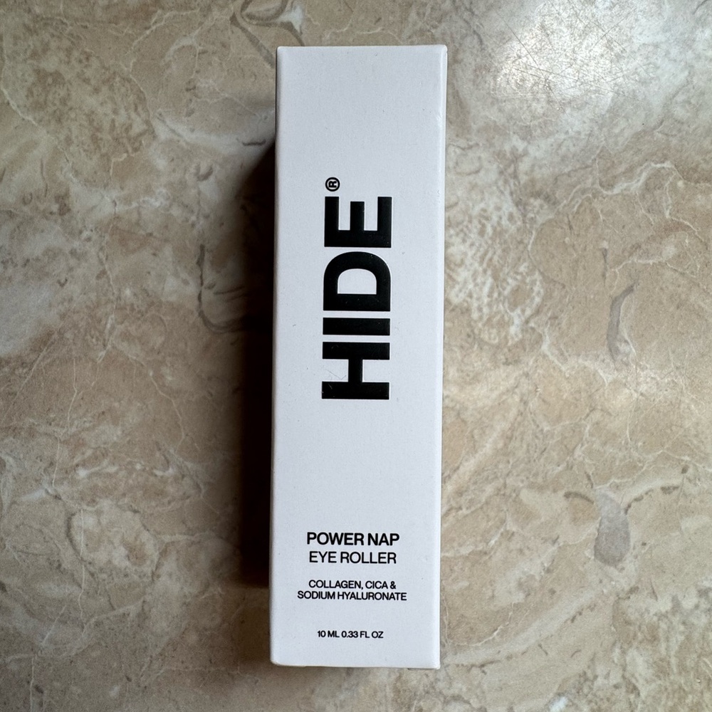 Hide Power Nap Eye Roller Collagen, Cica, & Sodium Hyaluronate 10ml .33fl oz